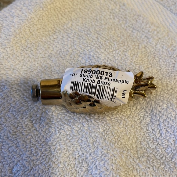 Staub Kitchen Nwt Staub Pineapple Brass Knob Poshmark